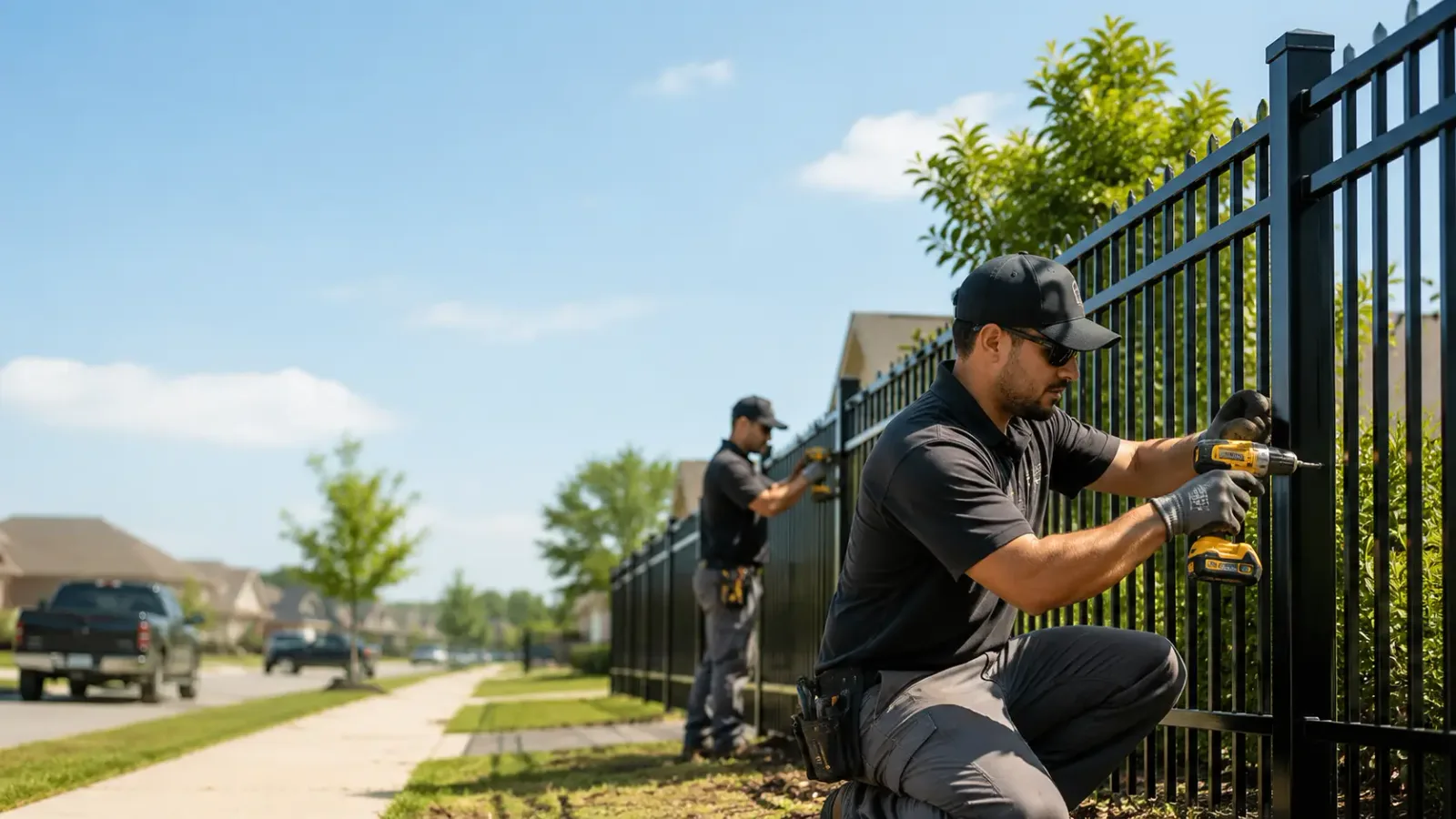 Metal Fence Installation in Luxemburg, WI